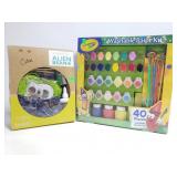 Crayola paint set & DIY Alien beanie kit- new