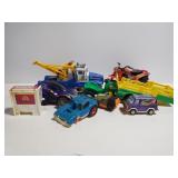 Assorted toy vehicles