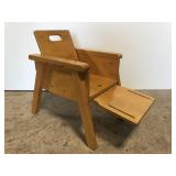 Maple wood toddler chair
