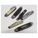 Collection of pocket knives