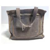 Black powder equipment in old bag