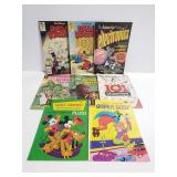Eight vintage childrens comics