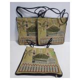 Middle Eastern bag trio