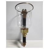 Large heavy metal wall sconce