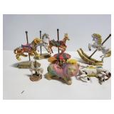 Carousel animal figurines