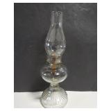 Vintage glass oil lamp