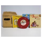 Vintage 45rpm vinyl records