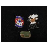 Bowling league lapel pins