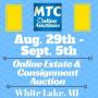 MTC Estate & Consignment  Aug. 29th - Sept. 5th