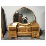 Antique Art Deco vanity with Bakelite pulls