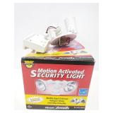 Motion activated security light