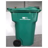 New large Waste Management trash bin