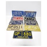 Vintage license plates