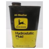 Vintage John Deere Hydrostatic fluid can