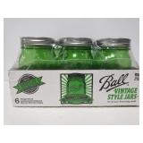 Case of 6 new vintage style Ball jars