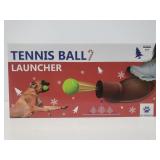 Tennis ball launcher for pet in box
