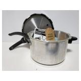 Unused pressure cooker & canner with book