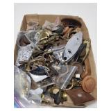 Vintage collection of furniture hardware
