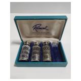 Raimond cobalt blue glass & metal shakers