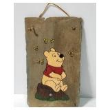 Hand painted Winnie the Pooh slate tile