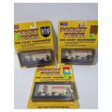 Sealed Pocket Force die cast warriors, 3 sets