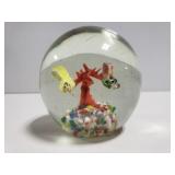 Perched birds paperweight
