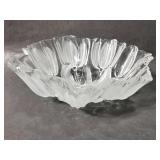 Vintage Mikasa crystal tulip bowl