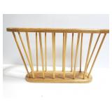 Wood magazine holder