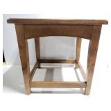 Wood side table