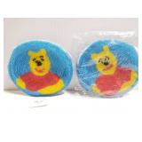 Winnie the Pooh beaded coin purse pair