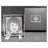 Crystal Impressions Jacqueline Kennedy portrait