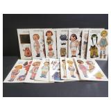 Dolly Dingles paperdoll post cards-unused