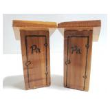 Wood outhouse shakers