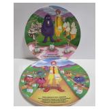 Two vintage Childrens McDonalds plates
