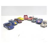 Collection of HotWheels and Matchbox cars