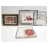 Clear glass frames