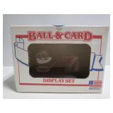 Ball and card display set