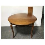 Wood kitchen table with leaf