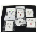 Sterling silver earring & pendant sets