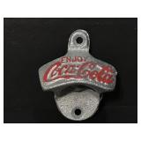 Coca Cola wall mount metal bottle opener