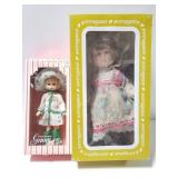 Pair of unopened vintage dolls