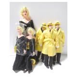 Collection of Dock Tracy dolls