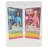 Super Gymnast Barbie & Teresa dolls in box