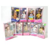 Ten Kelly club dolls
