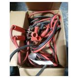 Two sets of jumper cables