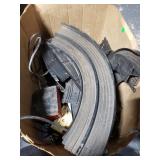 Old slot car track pieces