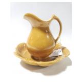Small ceramic pircher and bowl
