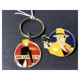 Walt Disney Dick Tracy lapel pin pair