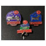 McDonalds Coca Cola Mononpoly Crew lapel pin trio