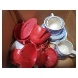 Childrens vintage dish collection